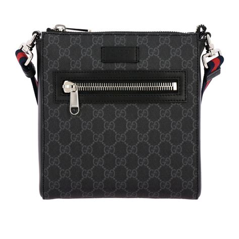 gucci mens black shoulder bag|Gucci usa outlet shoulder bags.